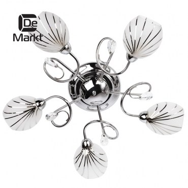 Люстра потолочная DeMarkt 267011705 Фиеста 5x60W E14